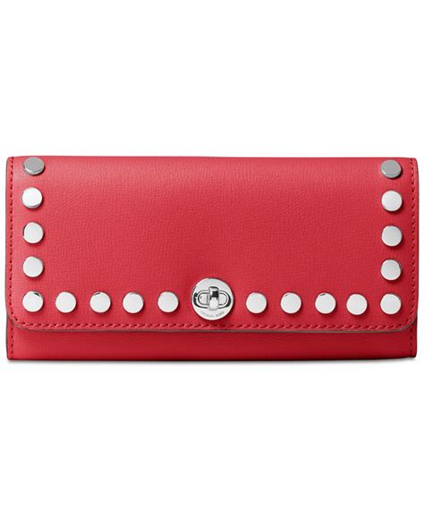 michael kors rivington stud large wallet